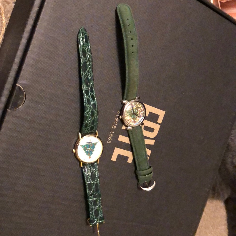 Christmas tree watch set